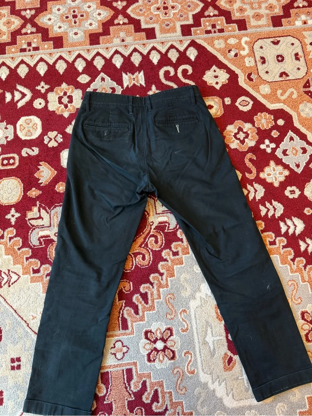 Men's Goodfellow 30x30 Black Straight-Leg Chino